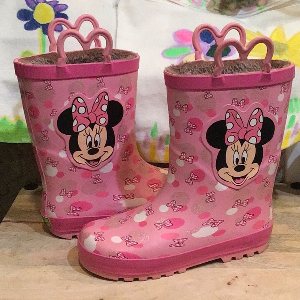 WESTERN CHIEF INSULATED MINNIE MOUSE RAIN BOOTS